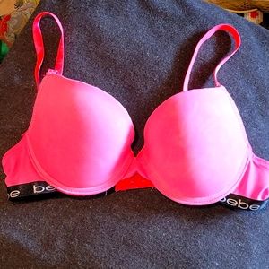 BEBE Pink Bra 34 B